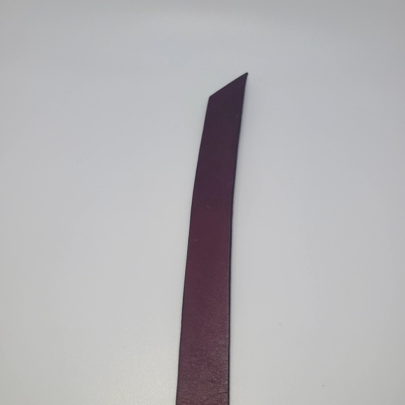 GAP M/L Cow Leather Red Bugundy Belt - Picture 7 of 11